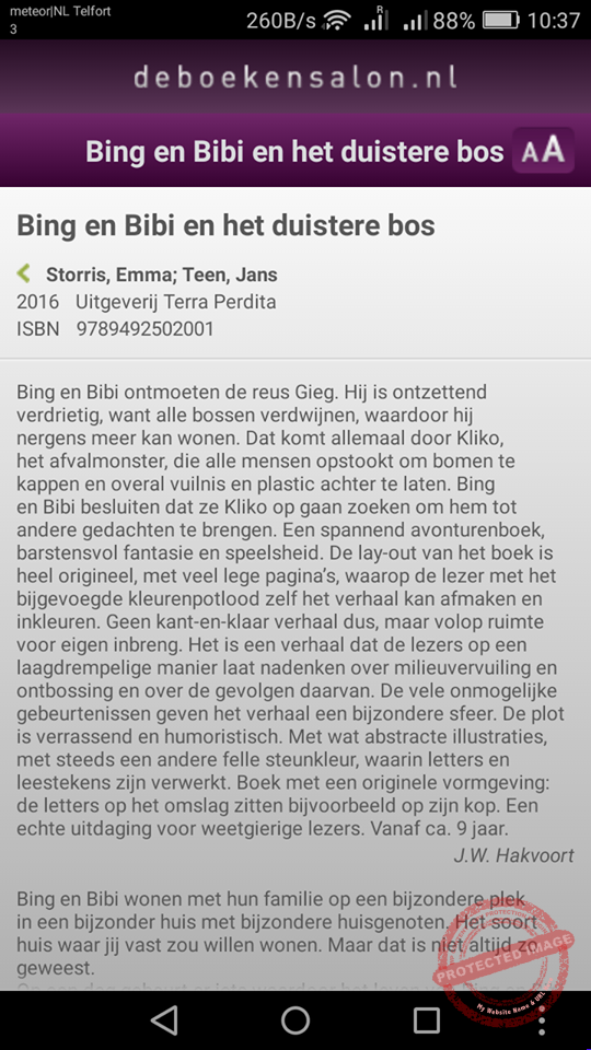 lovende review NBD Biblion over Alvar en Ardis van Emma Storris